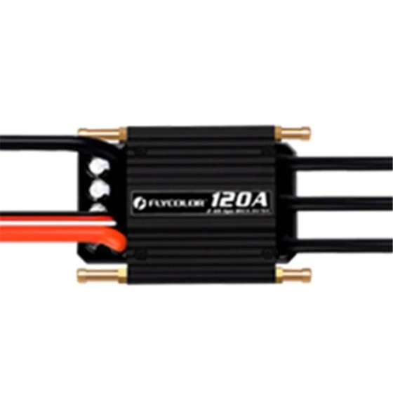 FlyColor 120A 2-6S Multiple Protections Waterproof Brushless ESC With 5.5V / 5A BEC for RC Boat